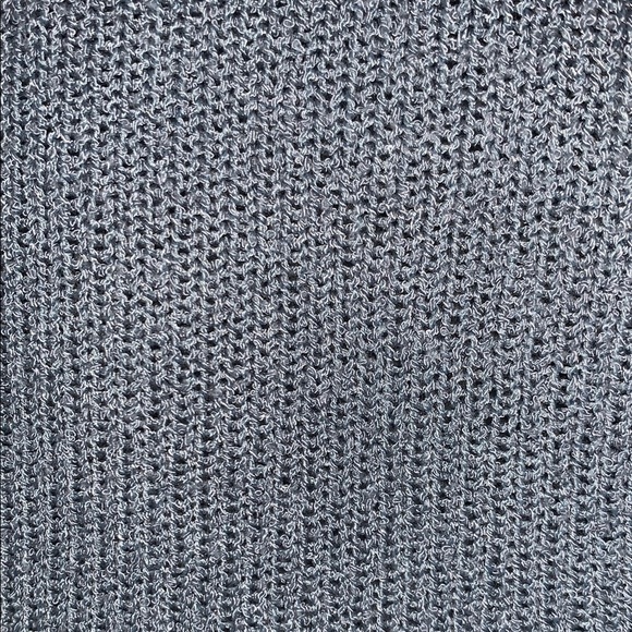 Gently Loved Blue Knit Collared V Neck Shirt by H&M **No longer Sold on Site** - Picture 2 of 8